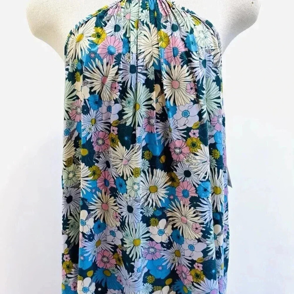 NWT SO GOODS FOR LIFE Juniors Sleeveless Halter Neck Floral Mini Dress Size XXL - Picture 3 of 10